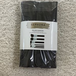 SEPHORA Deluxe Charcoal Antibacterial Brush Set